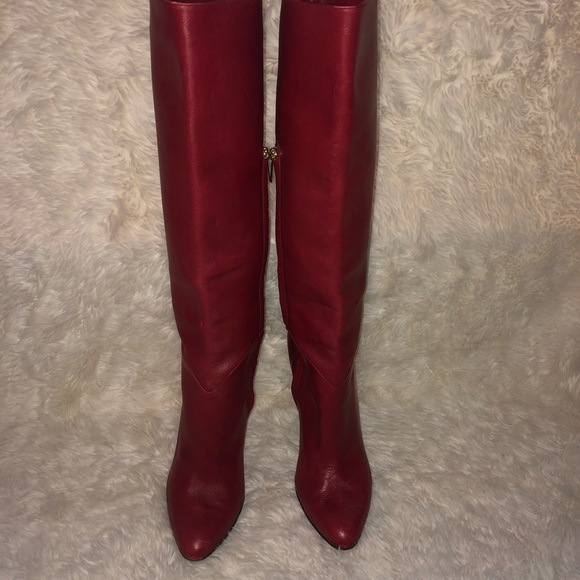 Jimmy Choo Red Boots - Picture 2 of 8